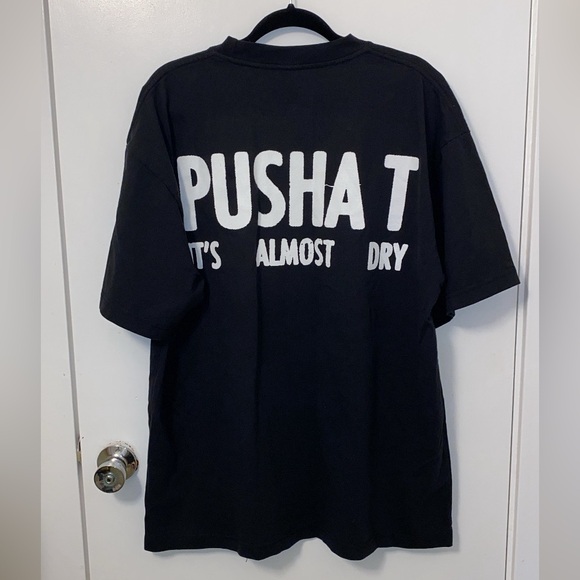 Pusha T PacSun It's Almost Dry NWOT Black T-Shirt - Picture 7 of 7